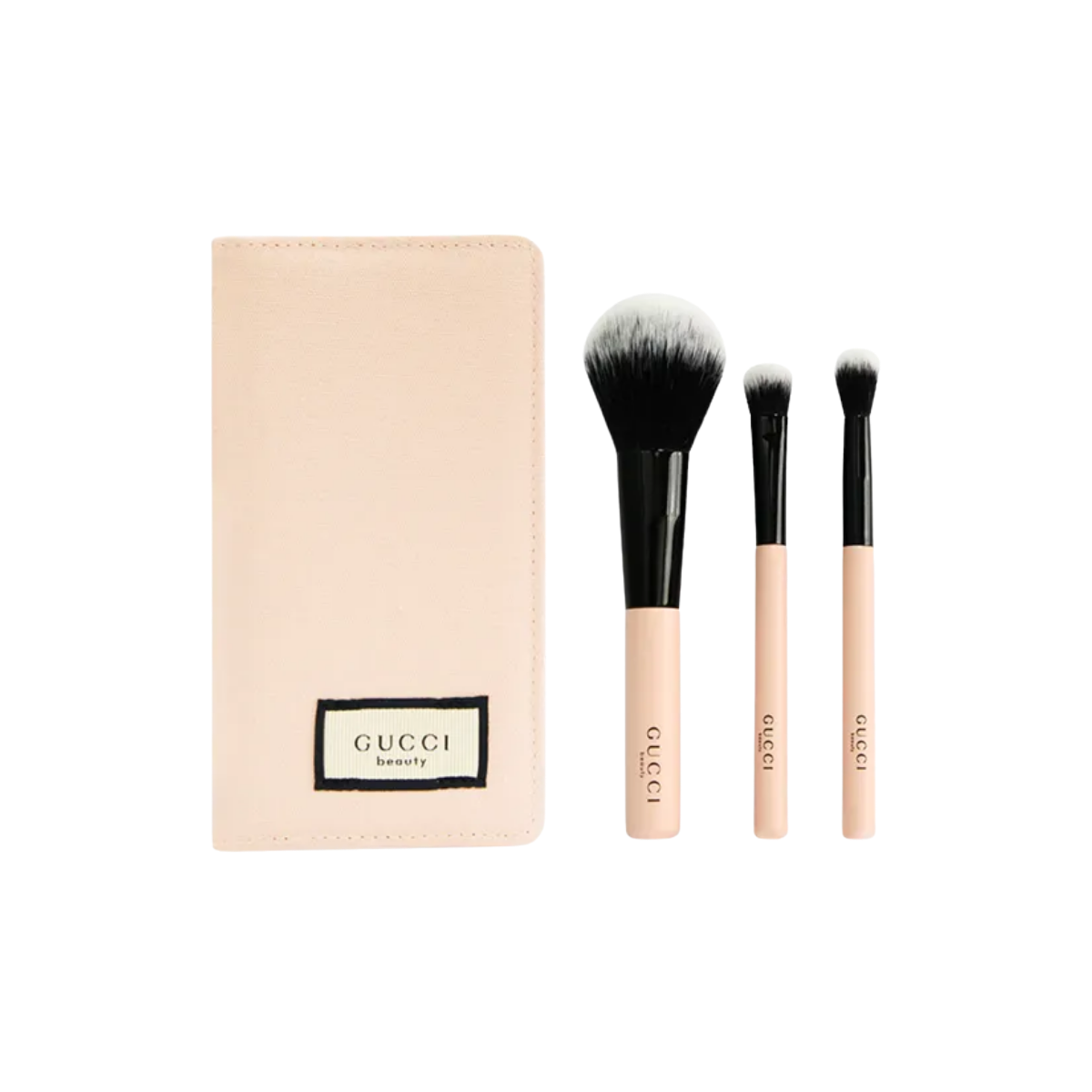 GUCCI Makeup Pink Makeup Brushes, 3 pcs