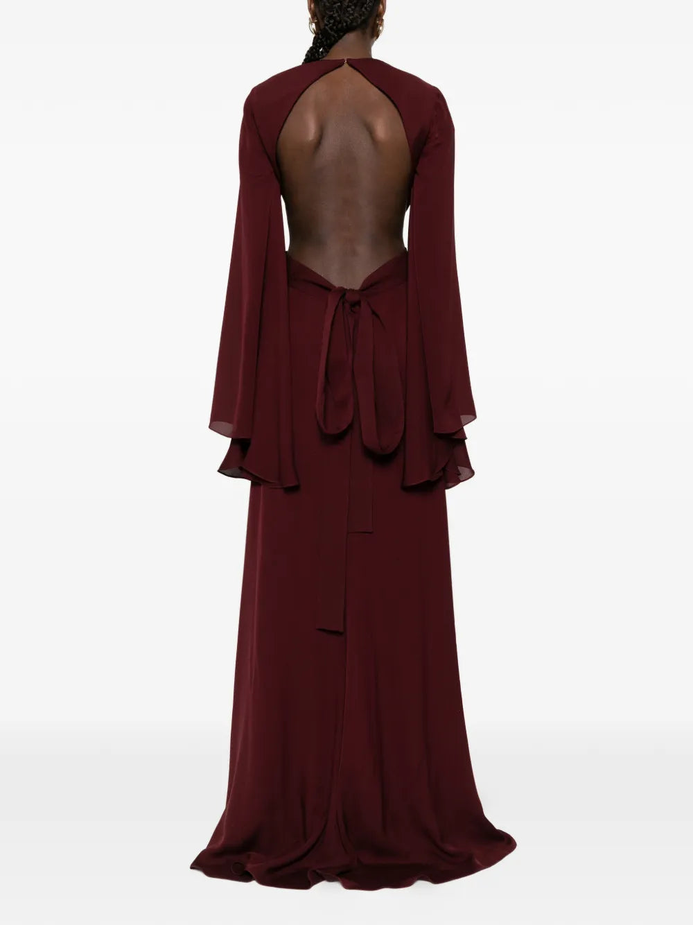 cut-out embellished maxi dress