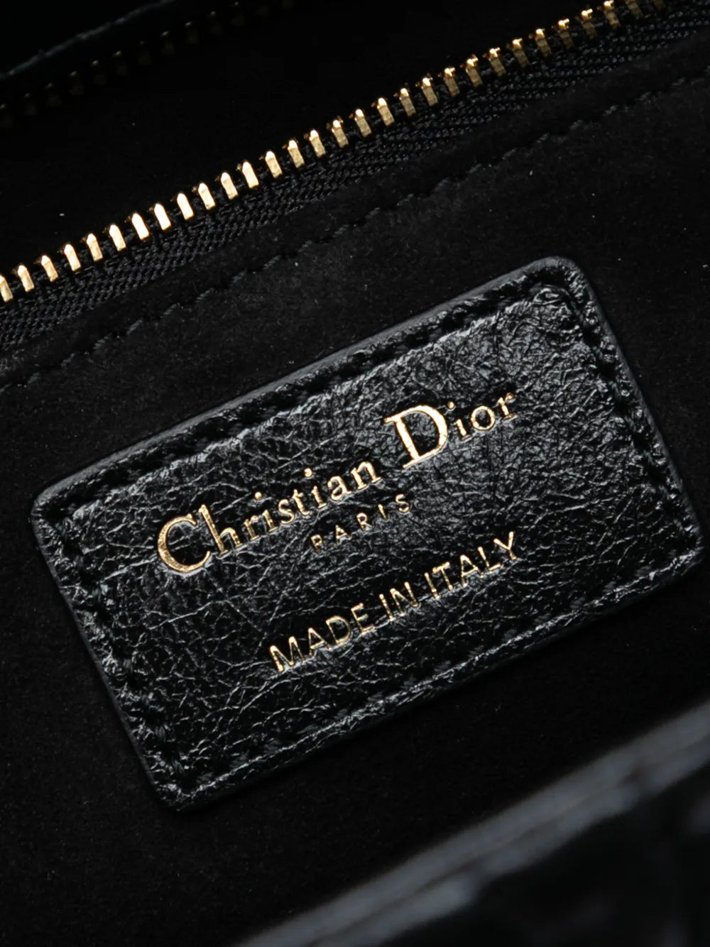 2019 Medium Wavy Crinkled Lambskin Lady Dior satchel
