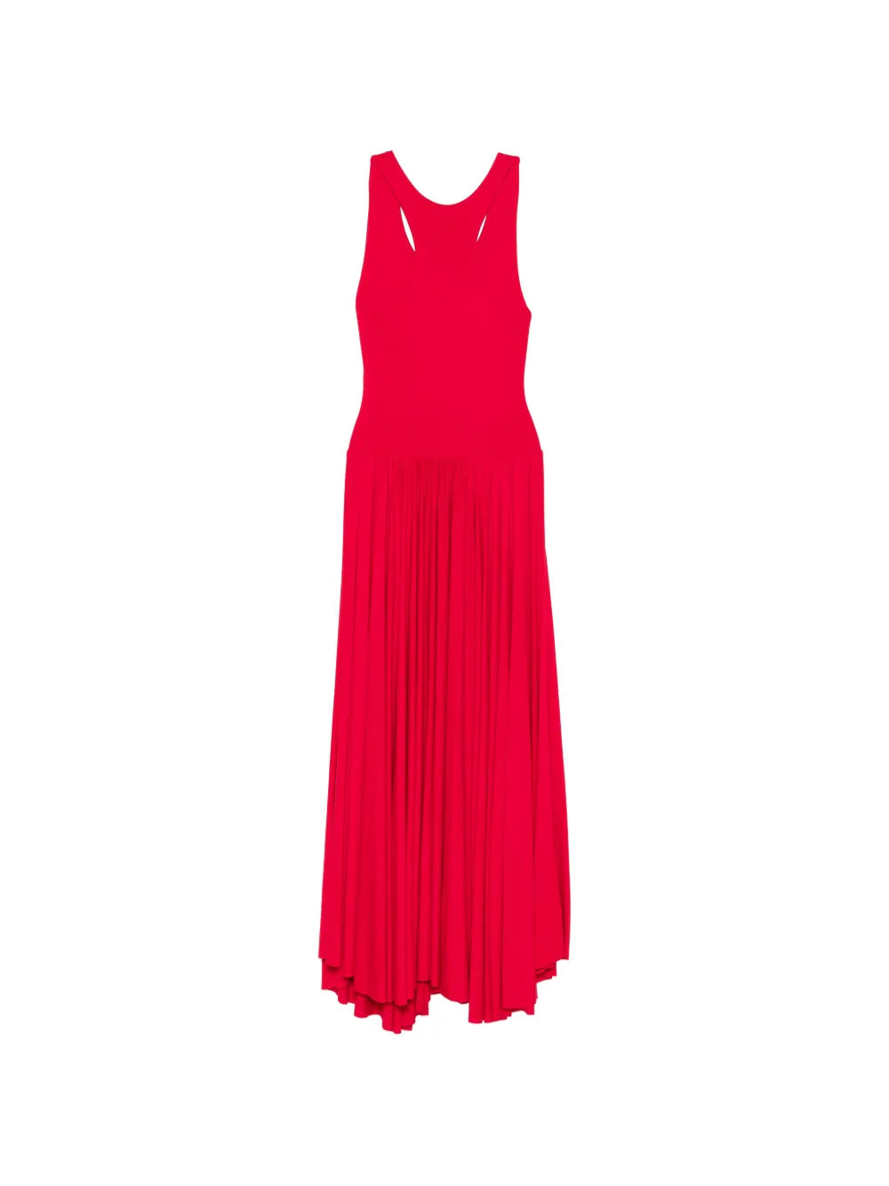 ruffled maxi dress