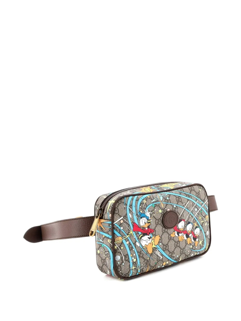 Disney Donald Duck Printed GG Coated Canvas belt bag
