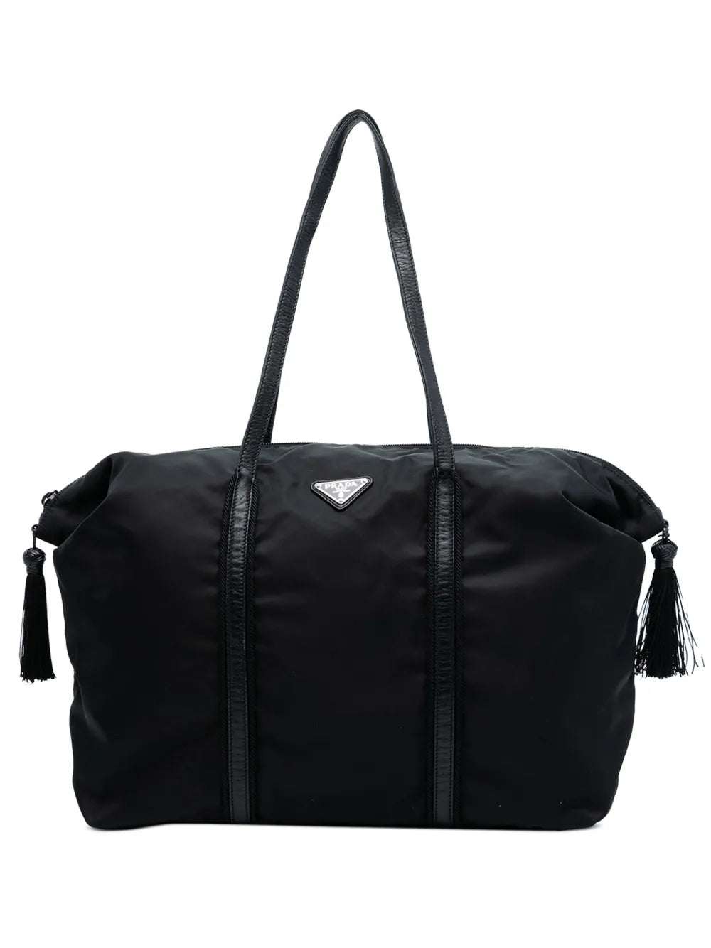 2013-2025 Vitello Trimmed Tessuto tote bag