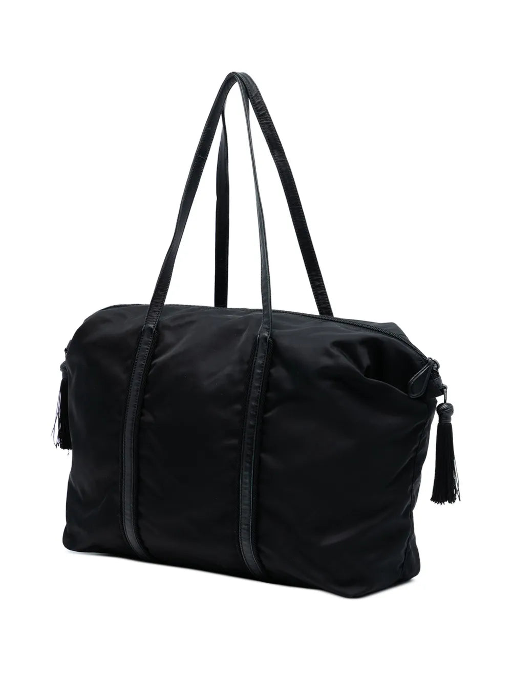 2013-2025 Vitello Trimmed Tessuto tote bag