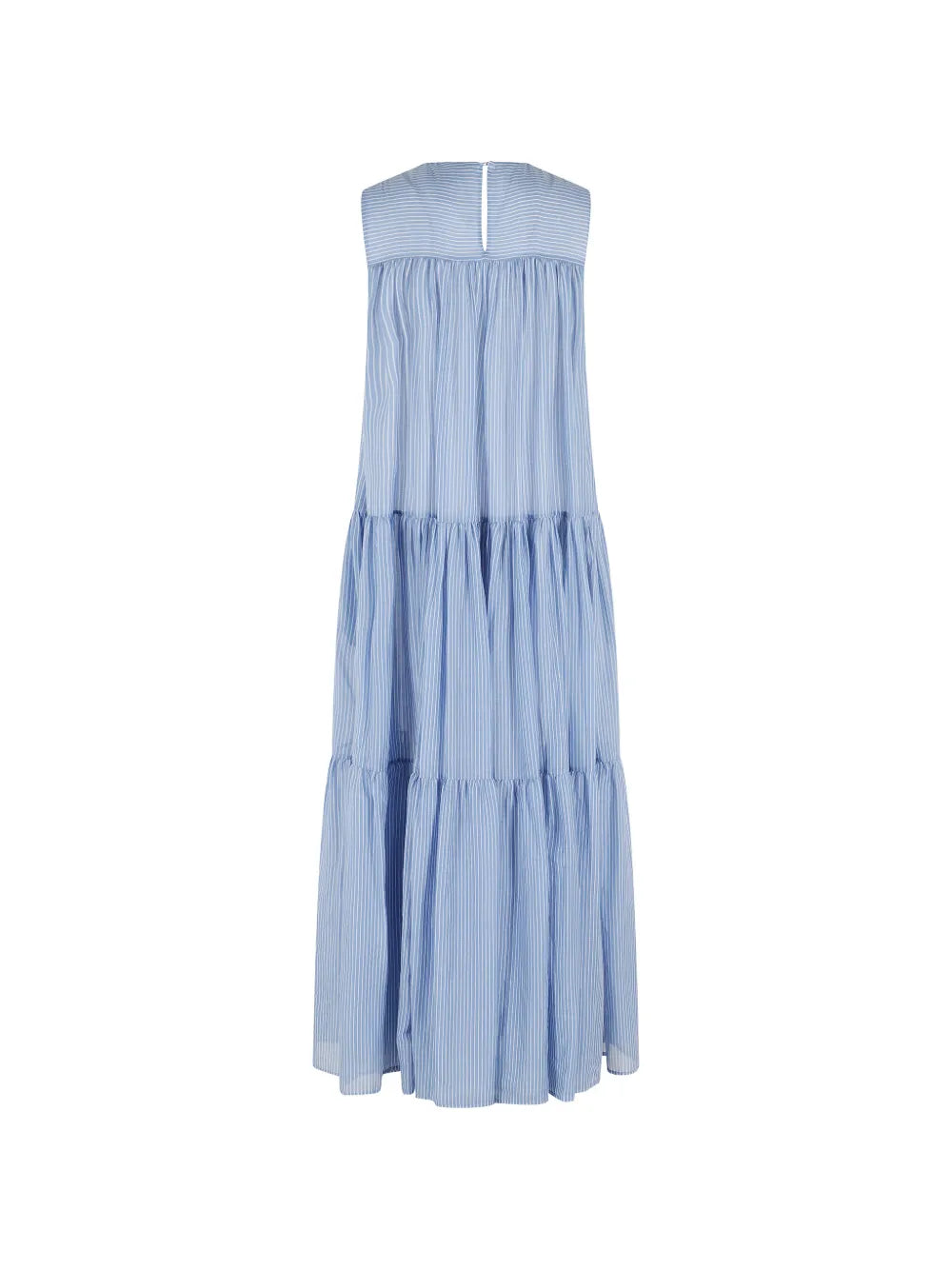 Luigia striped tiered dress