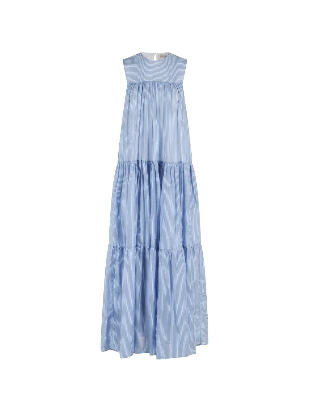 Luigia striped tiered dress