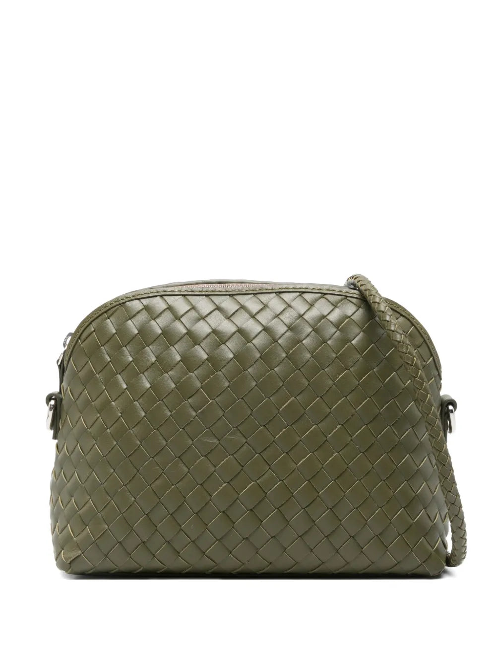 Chunky Fellini woven satchel cross body bag