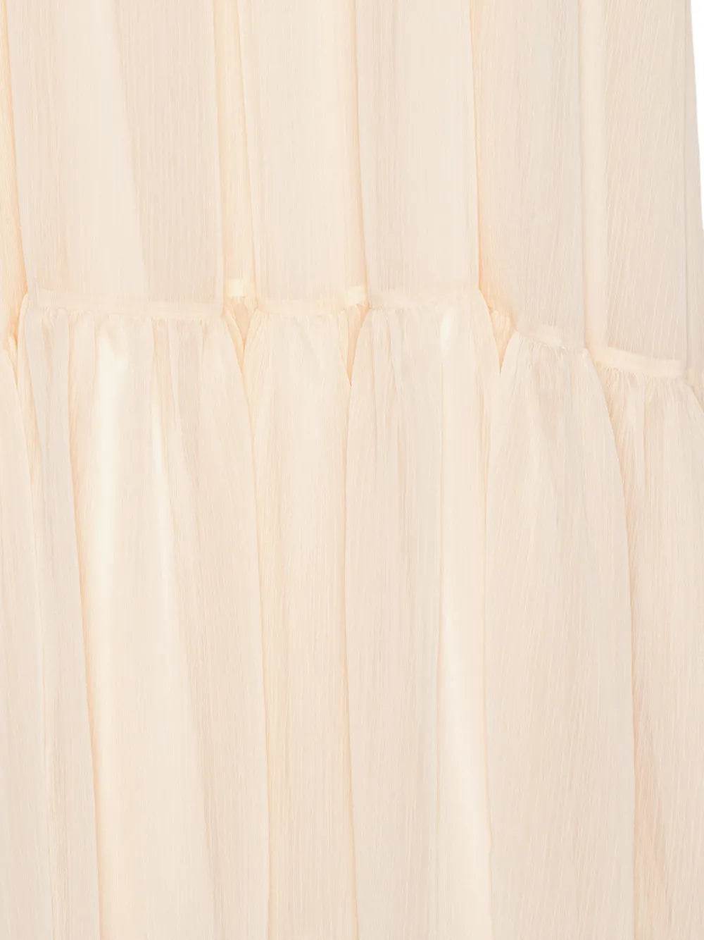 chiffon A-line midi dress