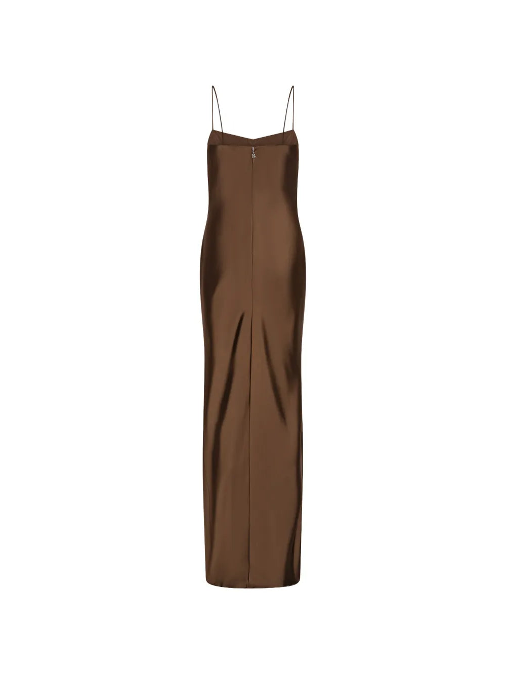 satin maxi dress