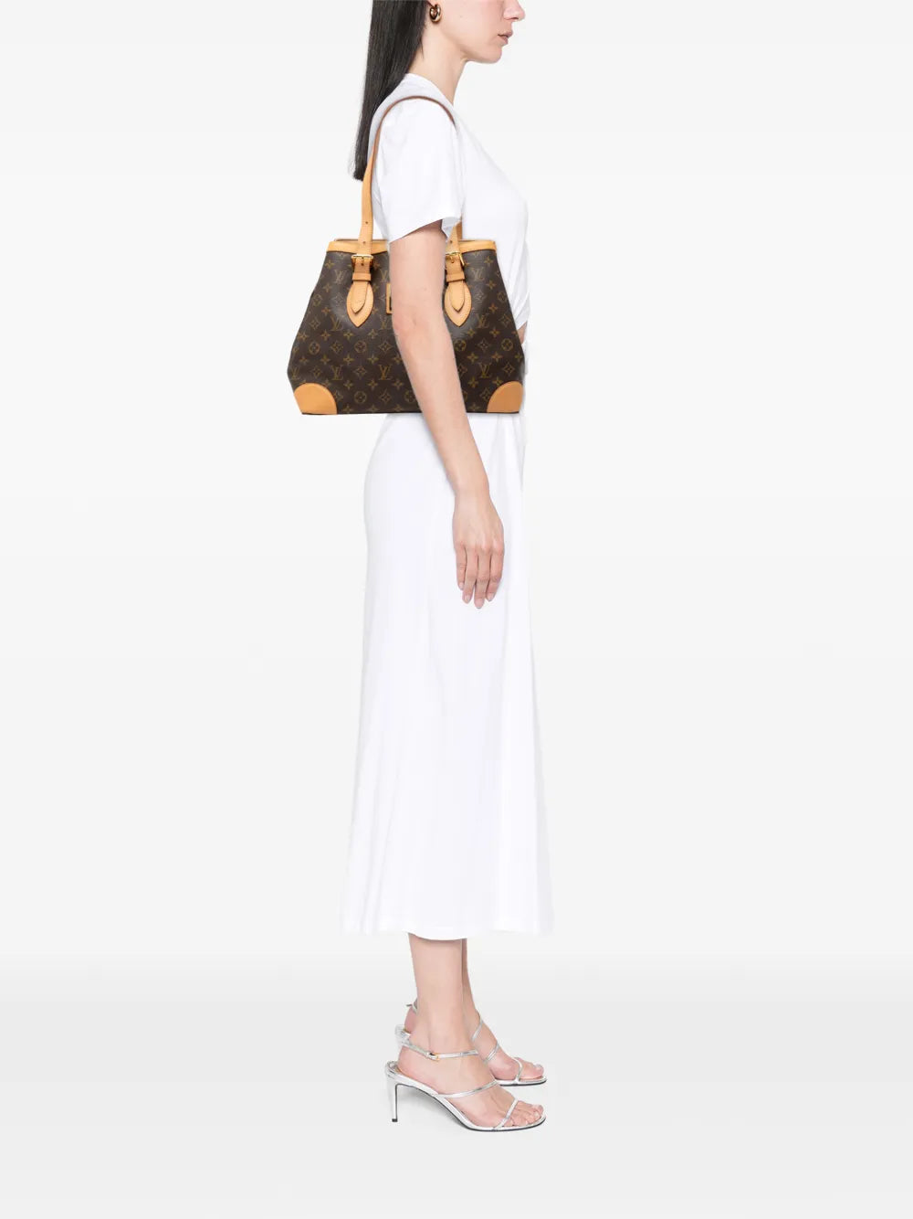 2009 Monogram Hampstead MM tote bag