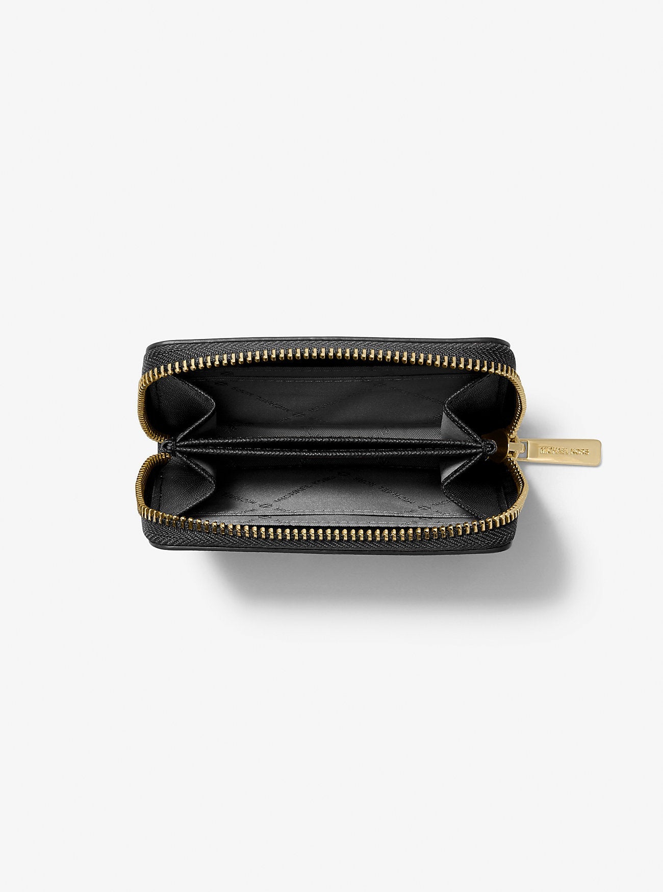 Michael Kors Jet Set Travel Medium Saffiano Leather Wallet Black