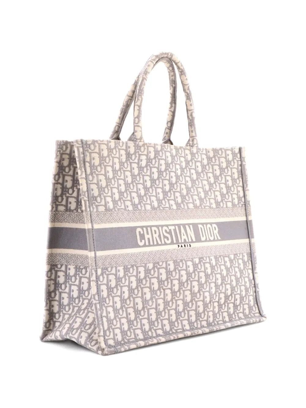 Book Oblique Canvas Large tote bag