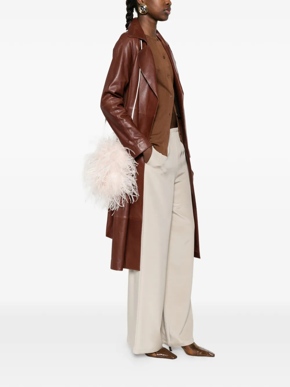 feather satchel