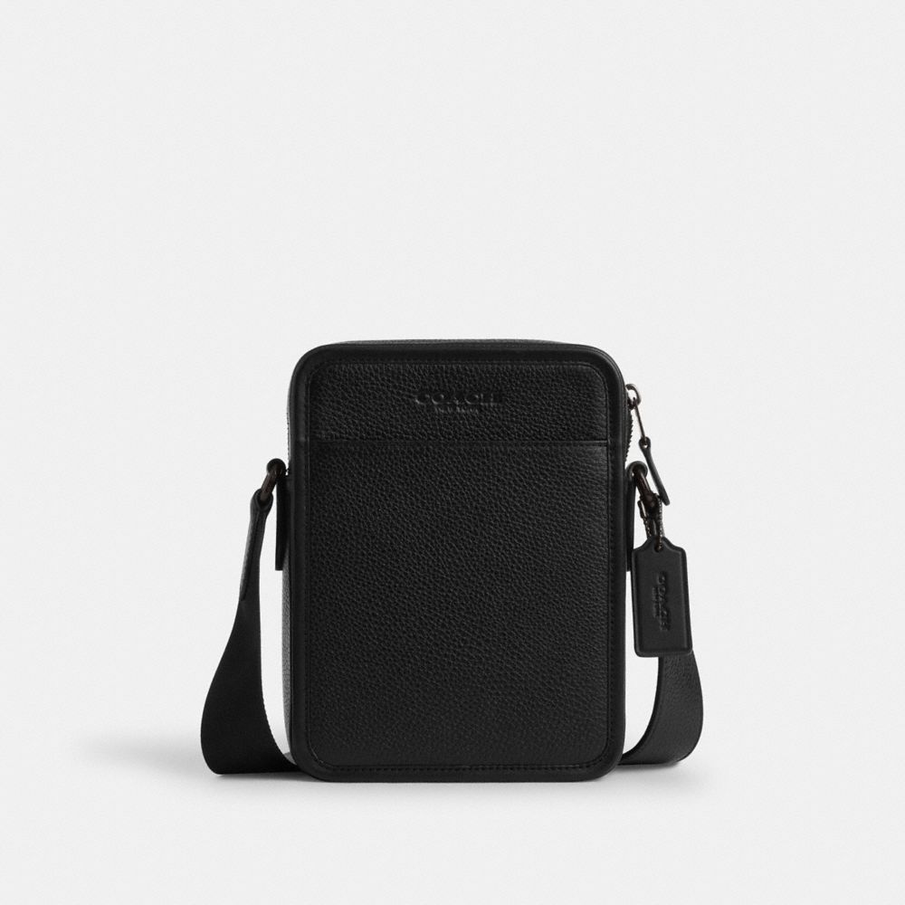 Coach Sullivan Crossbody Bag Black Copper-Black