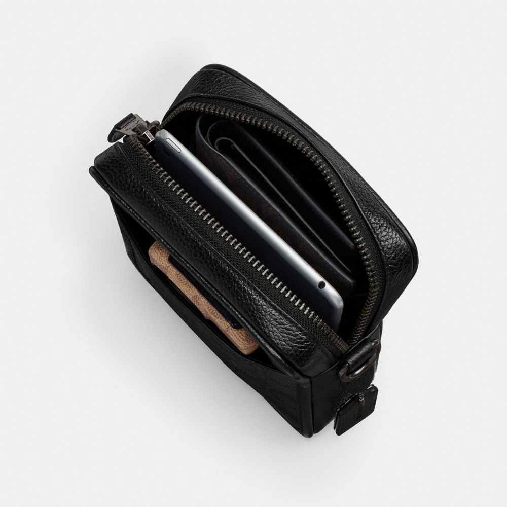 Coach Sullivan Crossbody Bag Black Copper-Black