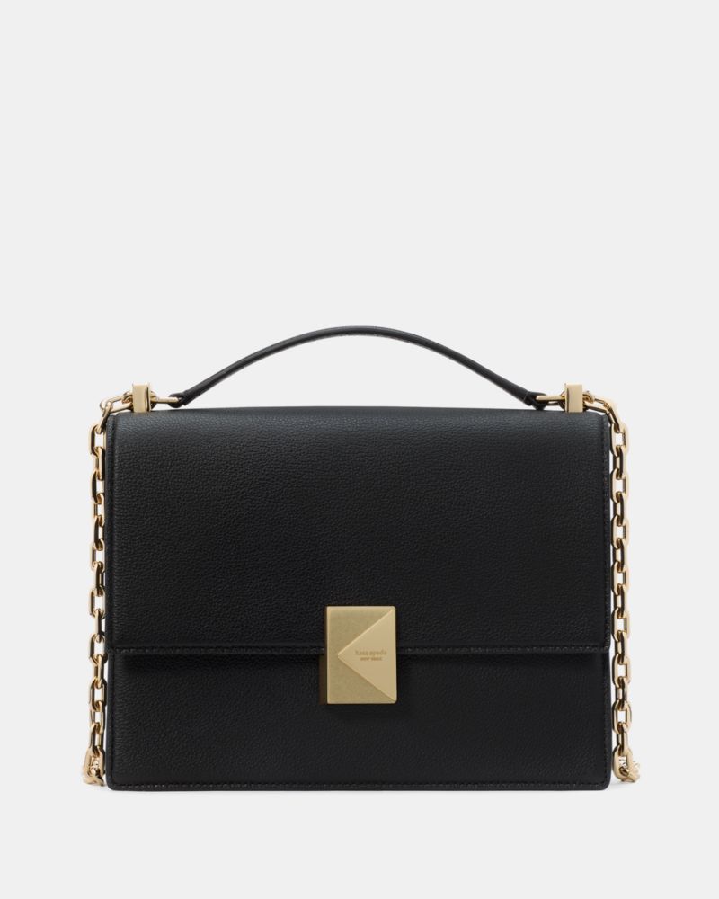 Kate Spade Deco Chain Shoulder Bag Black