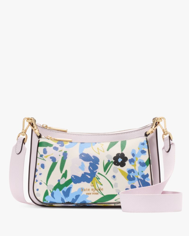 Kate Spade Duet Floral Crossbody Cream Multi