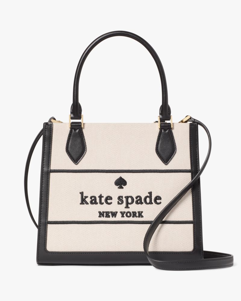 Kate Spade Ellie Canvas Small Tote Black Multi