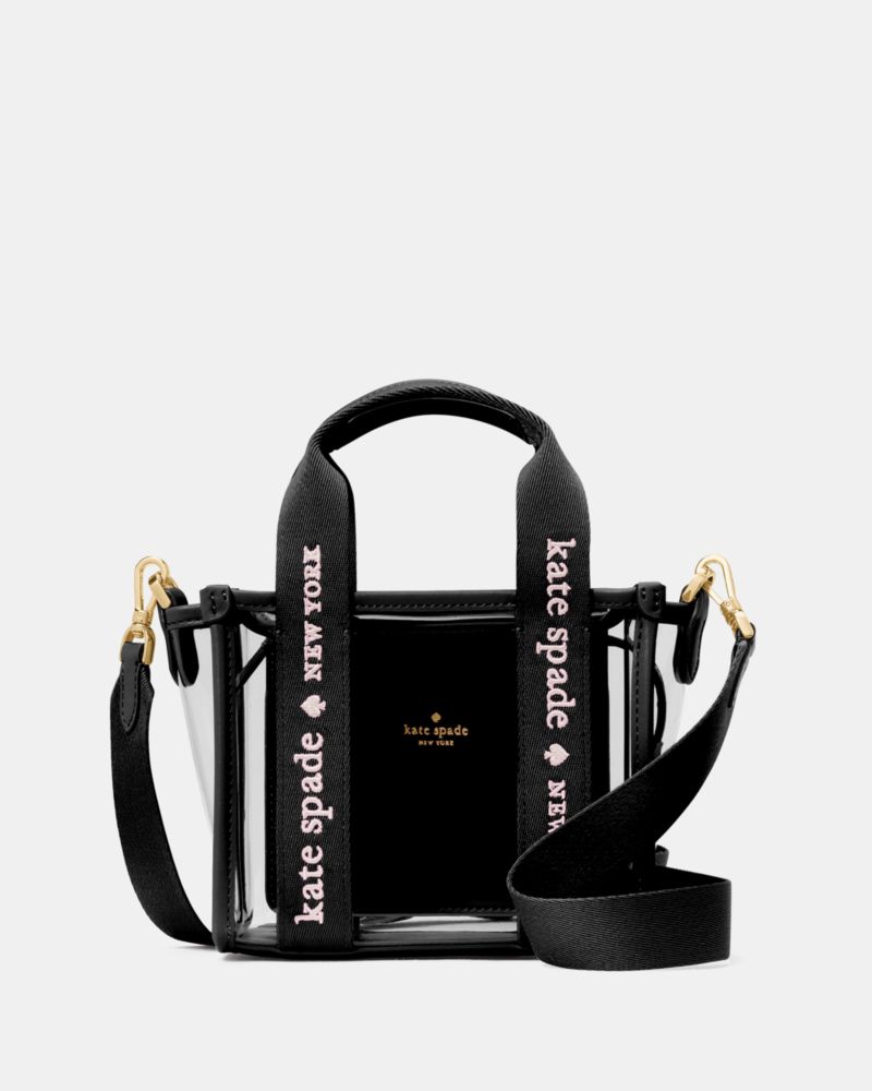 Kate Spade Kip Clear Mini Tote Black
