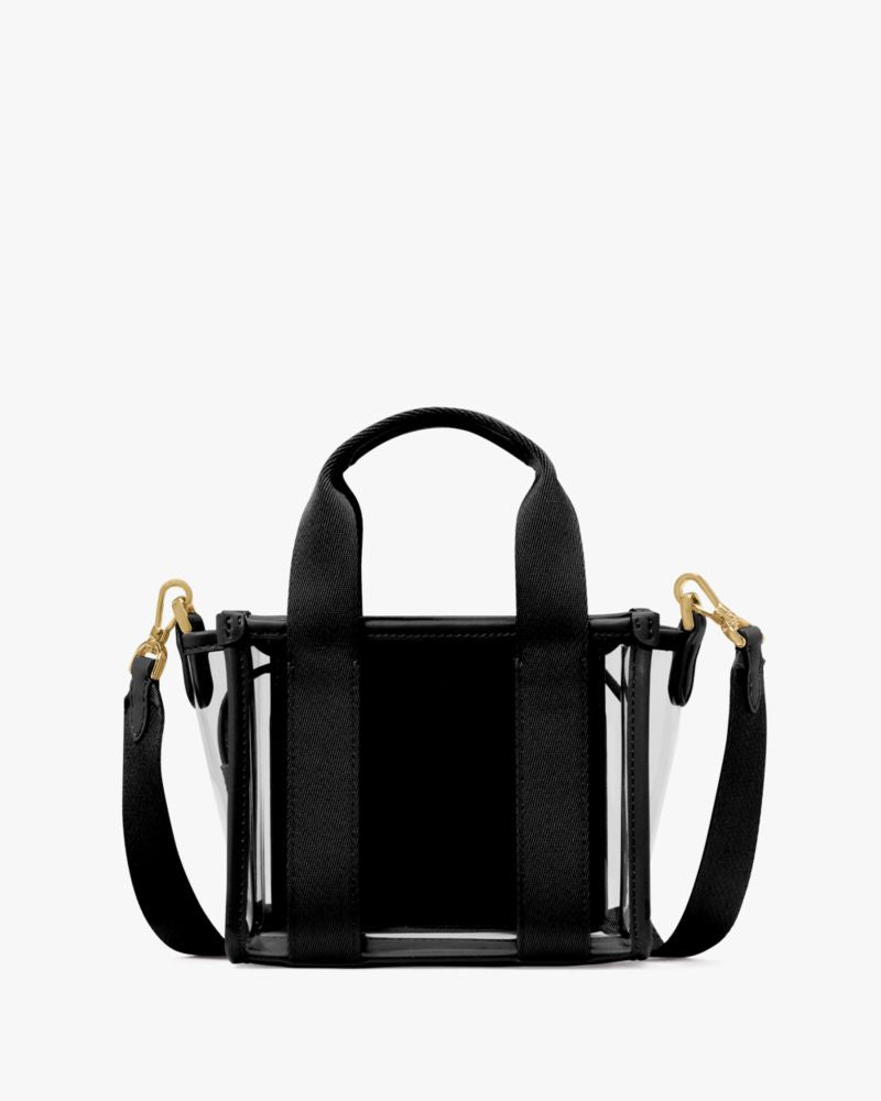 Kate Spade Kip Clear Mini Tote Black