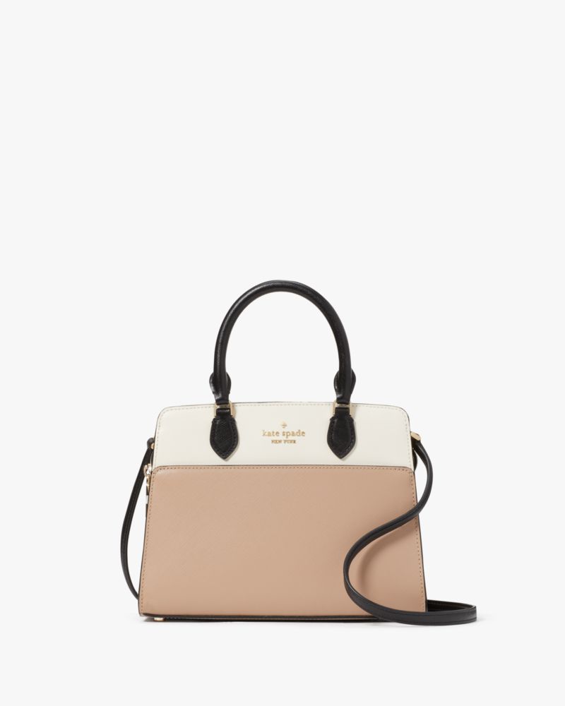 Kate Spade Madison Small Satchel Toasted Hazelnut Multi