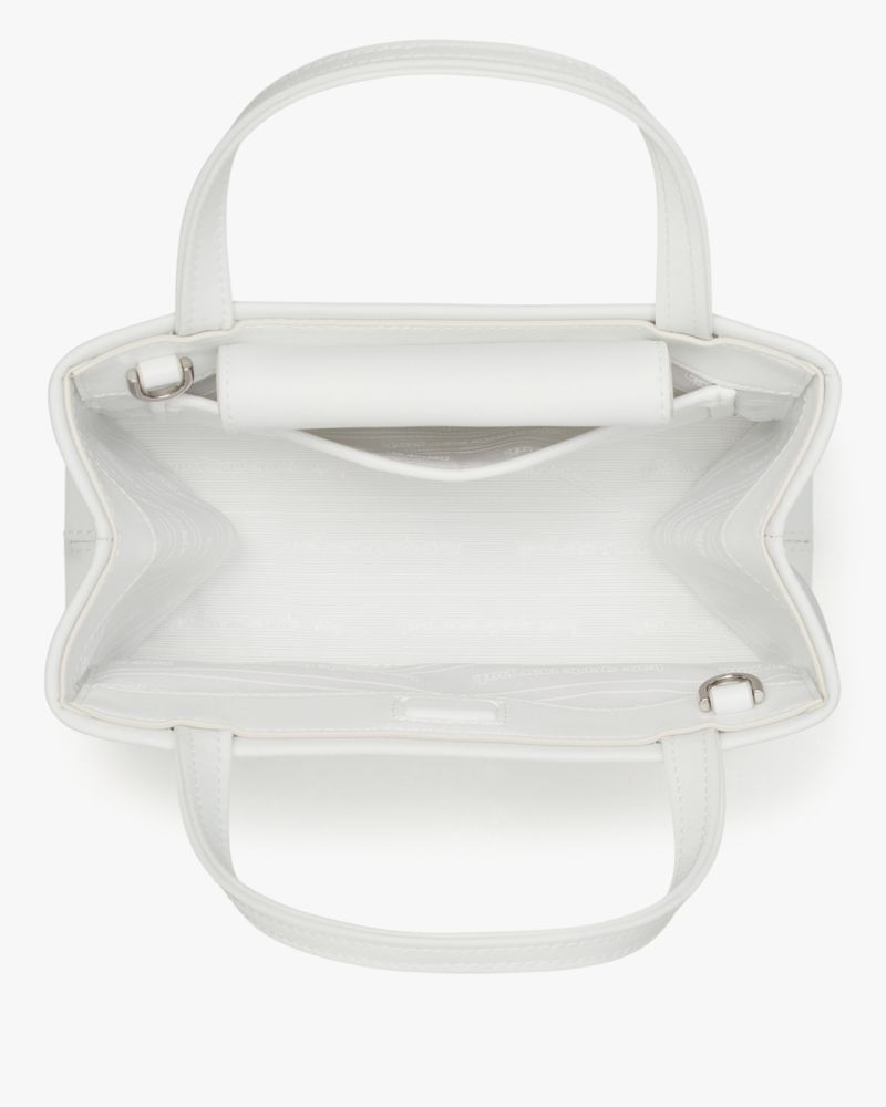 Kate Spade Sam Icon Ksnyl Mini Tote Bag White Dove