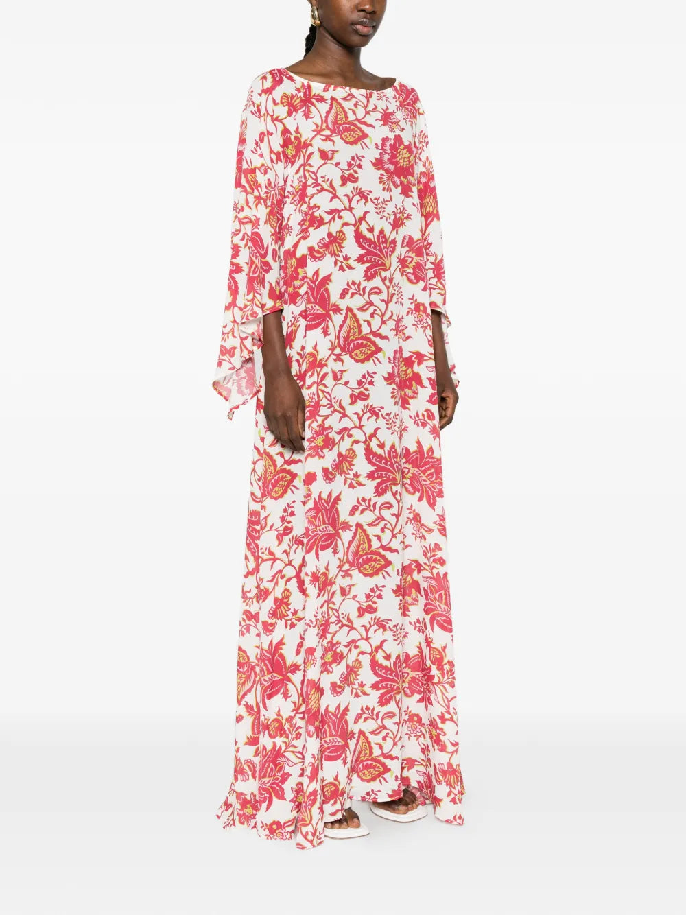 floral-print maxi dress