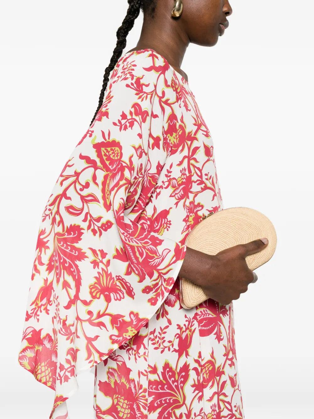 floral-print maxi dress