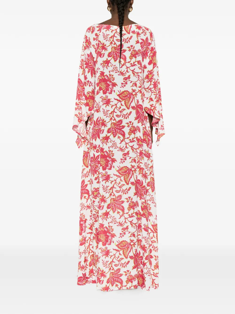 floral-print maxi dress