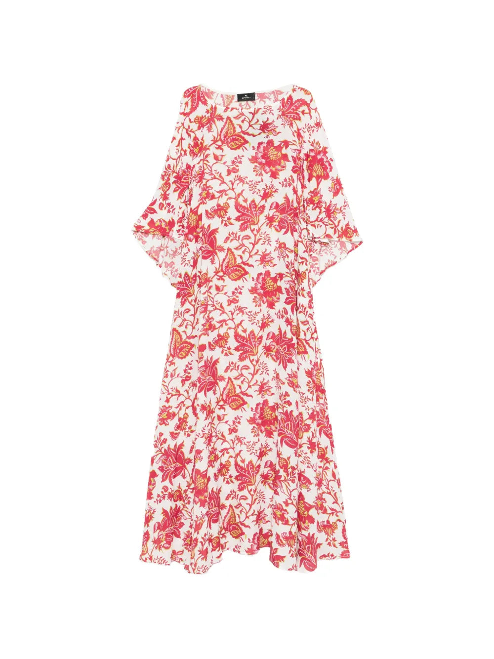 floral-print maxi dress