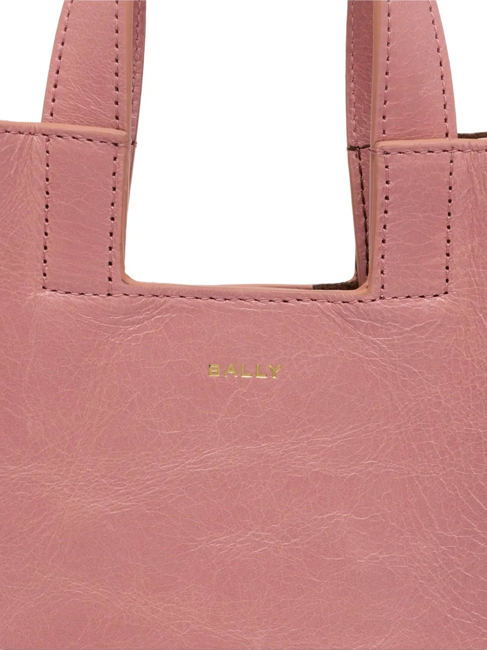 small leather tote bag