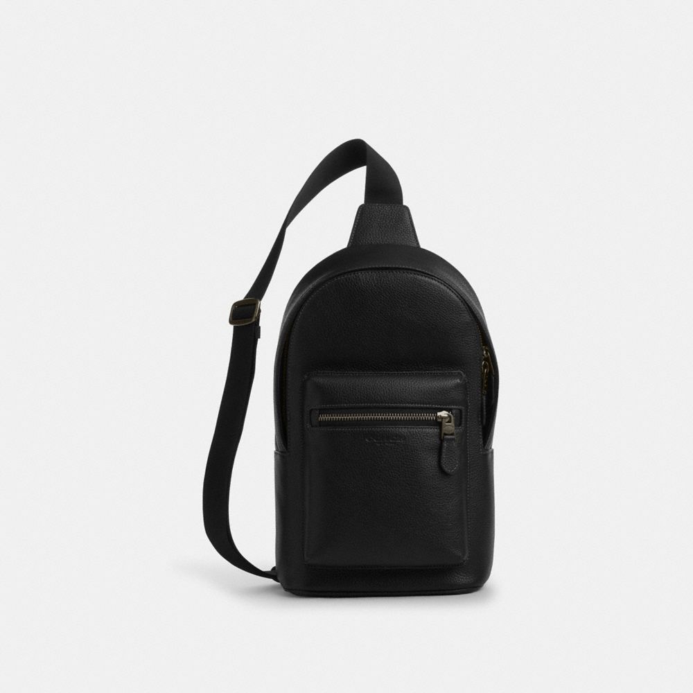 Coach West Pack Gunmetal Black