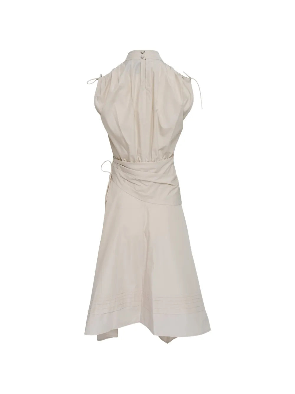 ruched mini dress