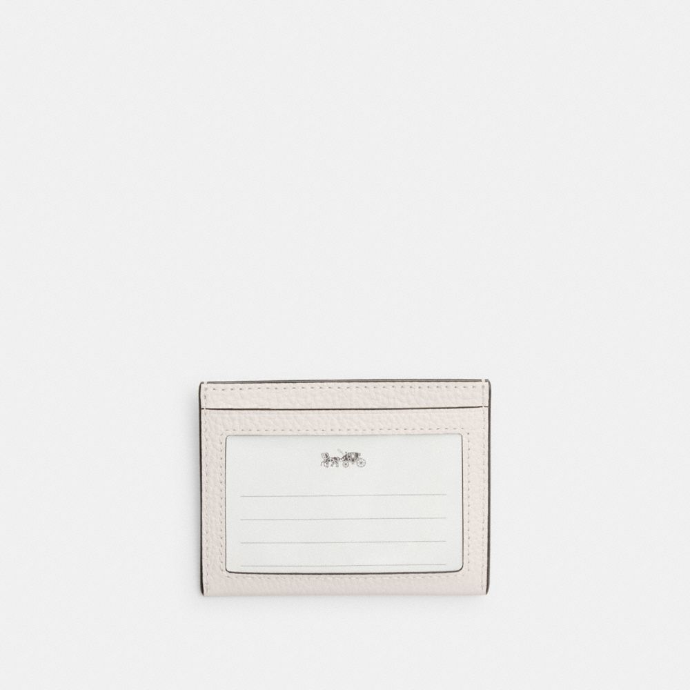 Coach Slim Id Card Case Chalk