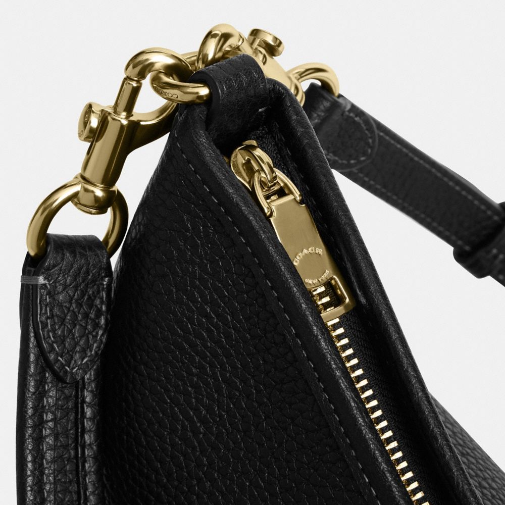 Coach Laurel Shoulder Bag Gold Black