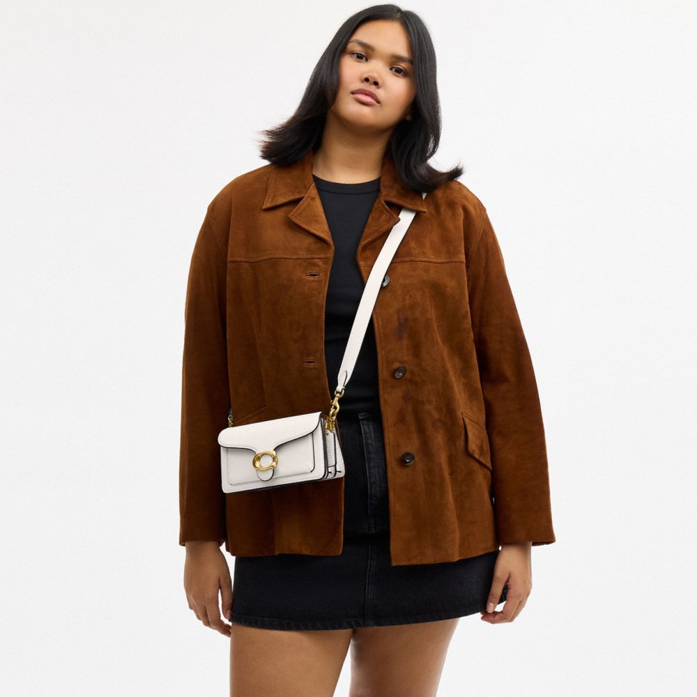 Coach Tabby Shoulder Bag 20 Brass Chalk