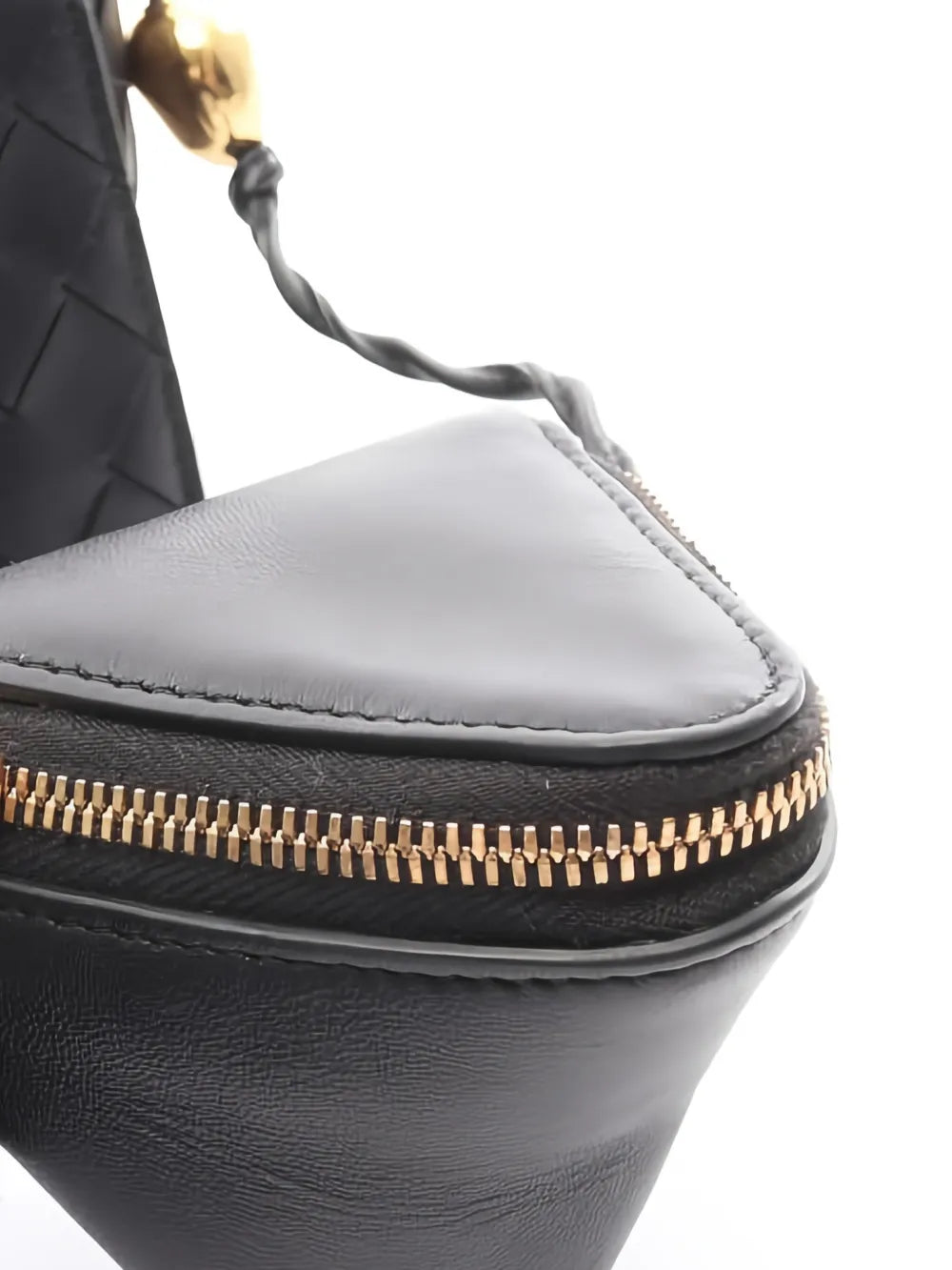 1910s Intrecciato leather shoulder bag