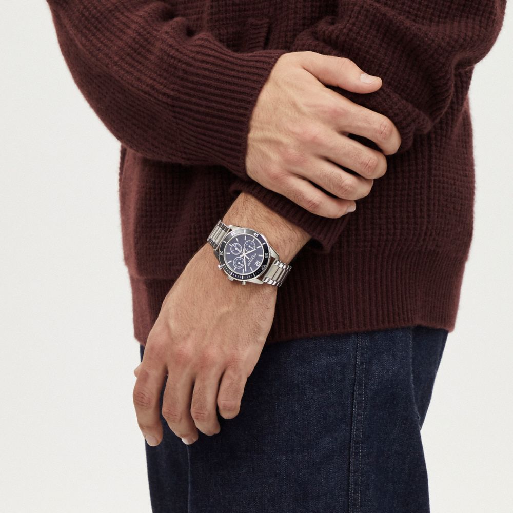 Coach Cole Watch, Stainless Steel - 44 mm