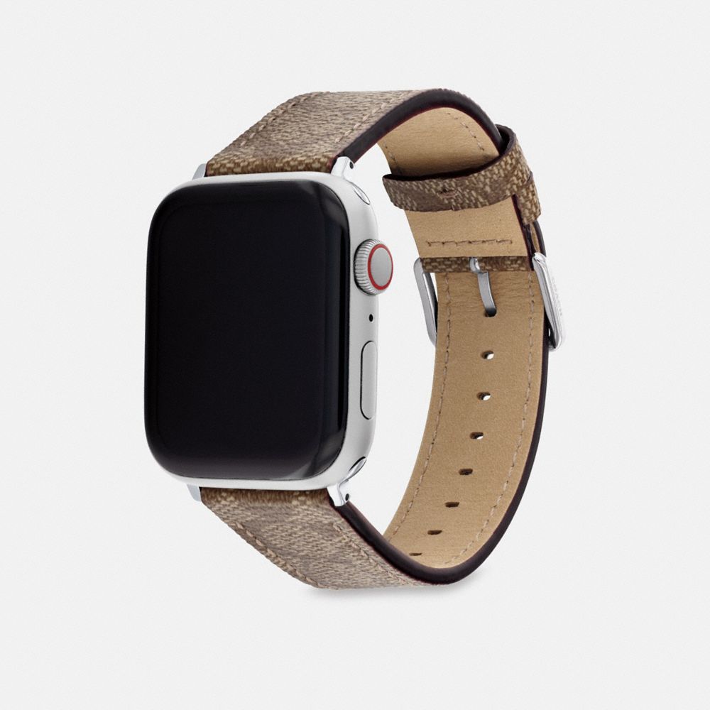 Coach Apple Watch® Strap, 42 Mm And 44 Mm Khaki