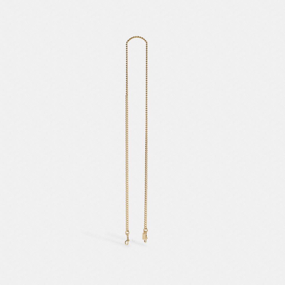 Coach Chain Strap Gold Gold