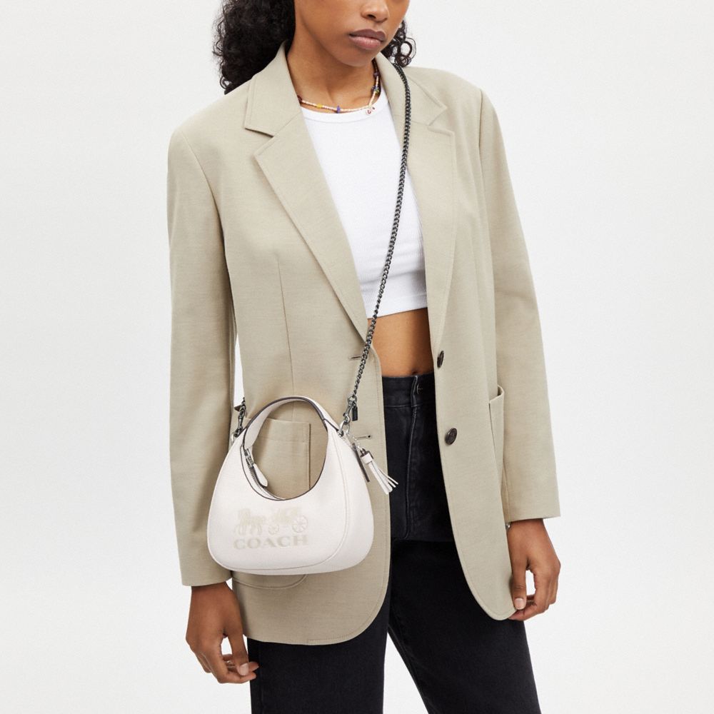 Coach Chain Strap Gunmetal