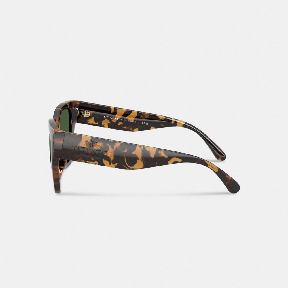 Coach Oversized Cat Eye Sunglasses Dark Tortoise