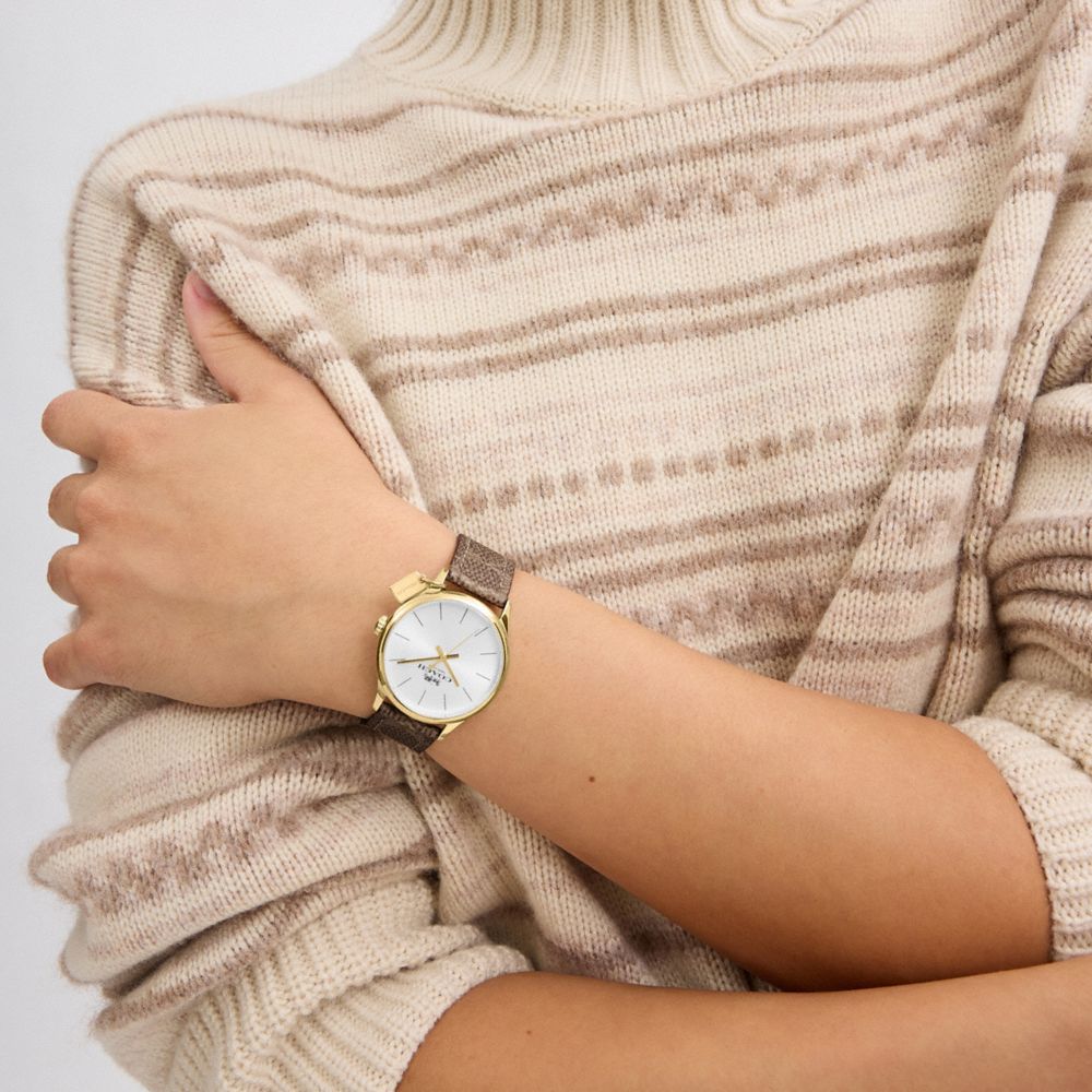 Coach Ruby Watch, Khaki - 32 mm