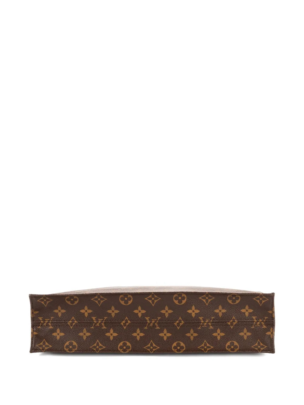 monogram-pattern tote bag
