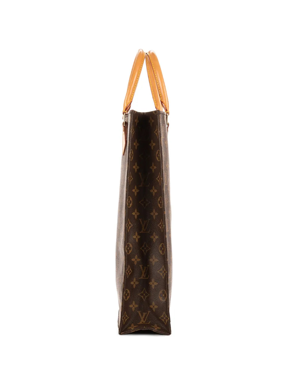 monogram-pattern tote bag