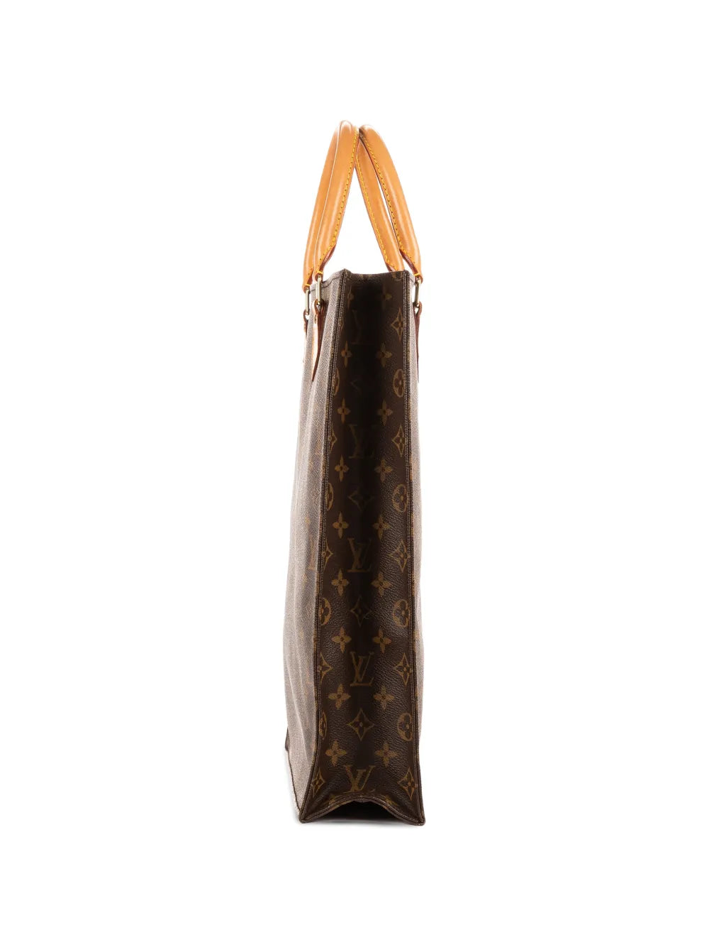 monogram-pattern tote bag