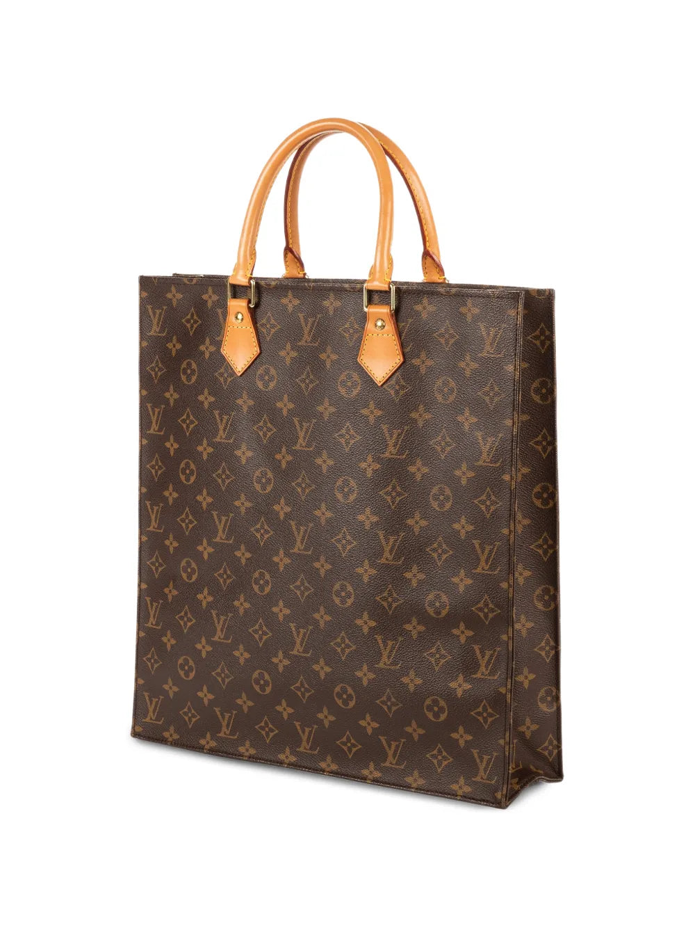 monogram-pattern tote bag