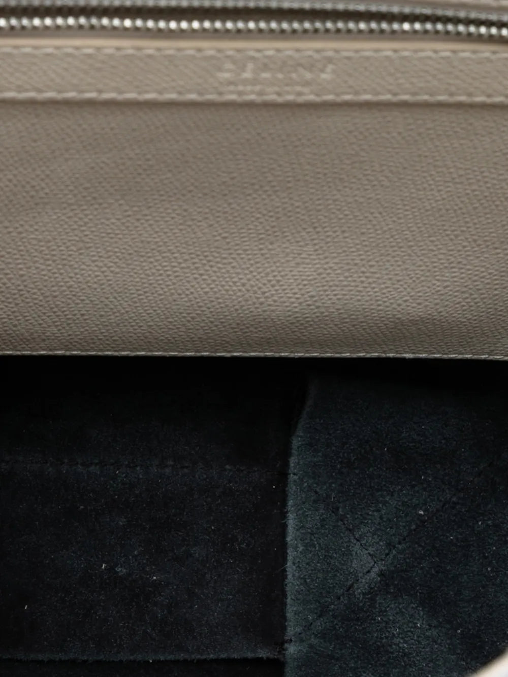 2018 Small Bicolor Grained Calfskin Vertical Cabas Tote satchel