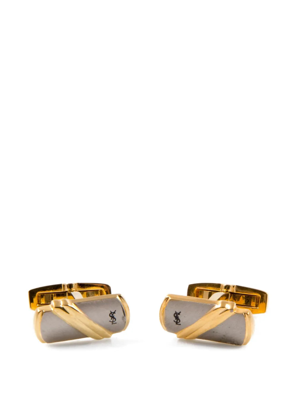 1990s rectangular-shape cuff-links