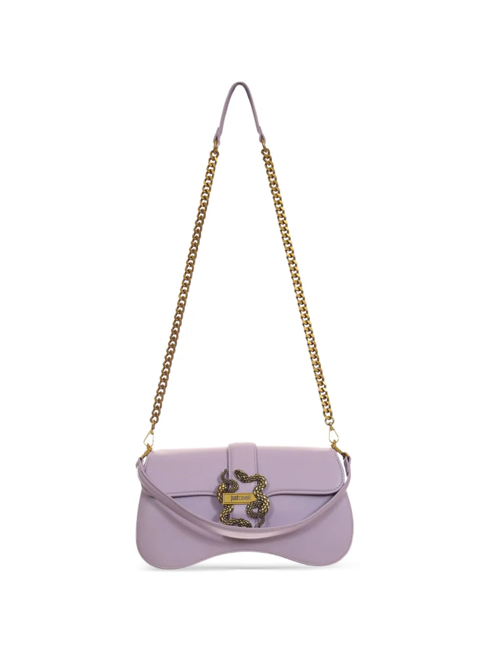 snake-detail shoulder bag