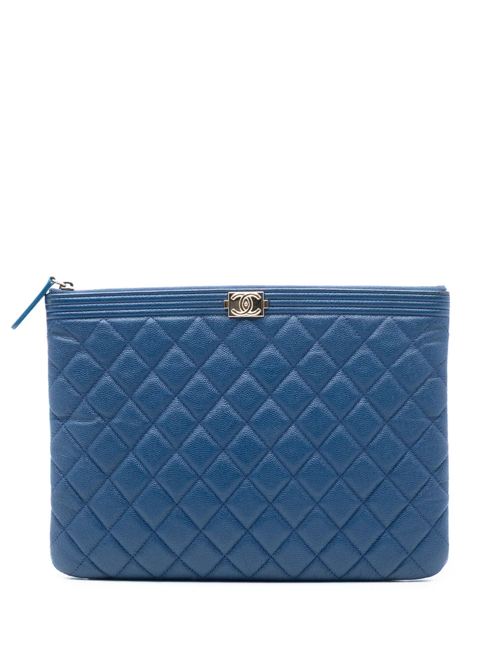 2016-2017 Medium Quilted Caviar Boy O Case clutch bag